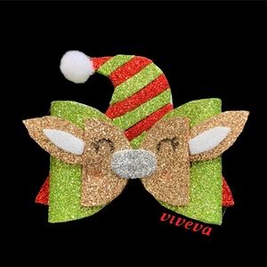 Christmas Elf hair bow